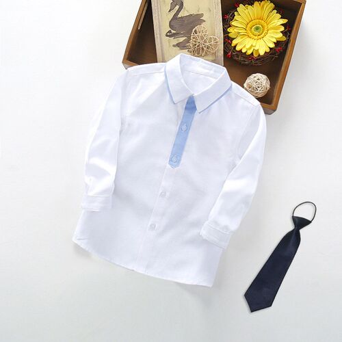 Long Sleeve Shirts for Boys in Autumn Spring Kids Long Sleev