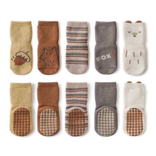 Winter baby floor socks loose legs baby cotton socks cute ca