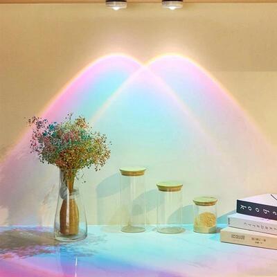 Bedroom Decor Lights Touch Sunset Lamp Cabinet Ambient Night