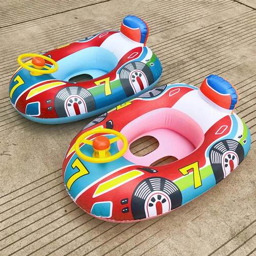 Baby Swimming Seat Ring Inflatable Toys Floating Sun Shade
