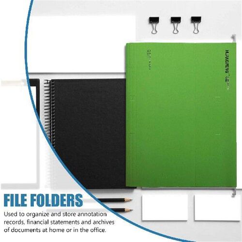 5 Pcs Office Hanging Clip Documents Holder A4 Suspension