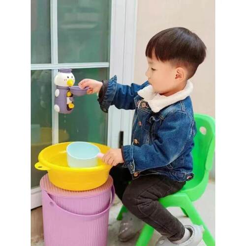 Baby Shower Bath Toys Duck Elephant Waterwheel Spinner with