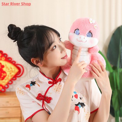 New Cute Little Snake Plush Toy Comfort Doll Snake Rag Doll