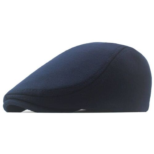 Cotton Newsboy Caps Autumn Winter Beret Male Horn Retro Soli