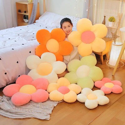 6 Styles Sunflower Pillows Small Daisy Cushions Petals Flowe
