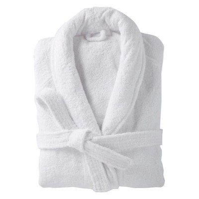 Women Bathrobe Terry Bath White for hotel robe, sauna and sw