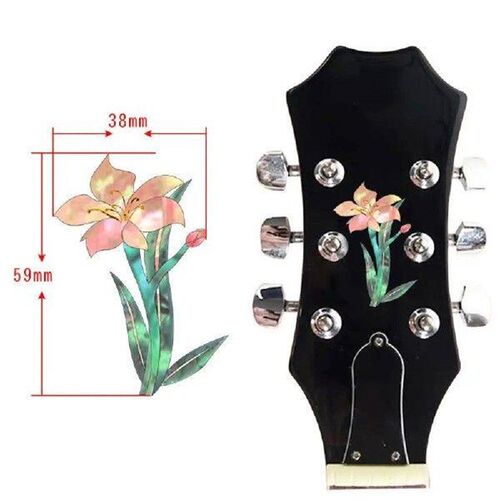 Novelty Guitar Head Sticker PVC Personalise Guitar Panel