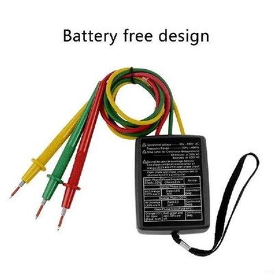 E1PC Portable Sequences Tester 60V-600V 3 Phase Sequences