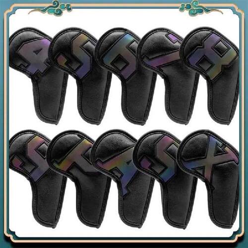 Latest 10PCS Golf Iron Club Head Covers Golf Club Covers