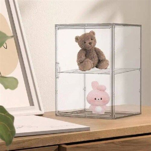 Toy Storage Box Double Layer Acrylic Figure Storage Bins