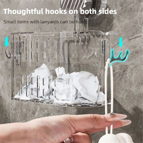 Light Luxury Suction Cup Shower Shelf Save Space Removable