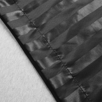 Imitation Silk Pillow Case Satin Stripe Pillowcases Cases Co