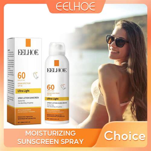 Sunscreen Spray Spf50 Waterproof Facial Body Long Lasting Su