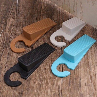 Safety Door Stopper Bottom Windproof B Rubber Wedge