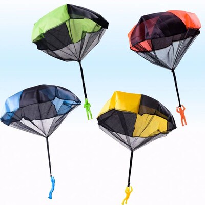 1pcs Hand Throwing Parachute Kids Outdoor Funny Toys Game Pl