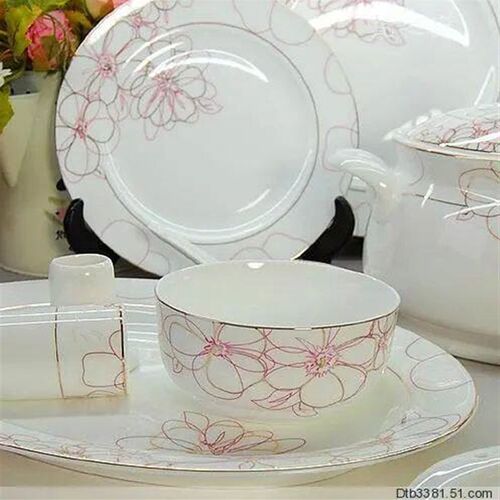 Bine China 48pcs Flower Love Dinnerware Set Ceram Tableware