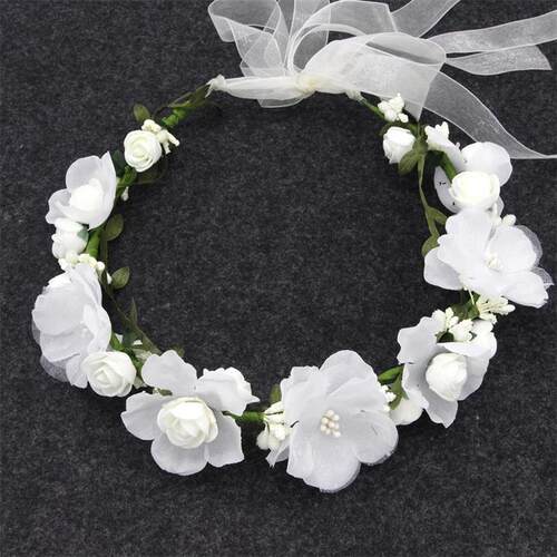 New High Quality Spring Bohemian Pearl Crowns Beach Hawaii F
