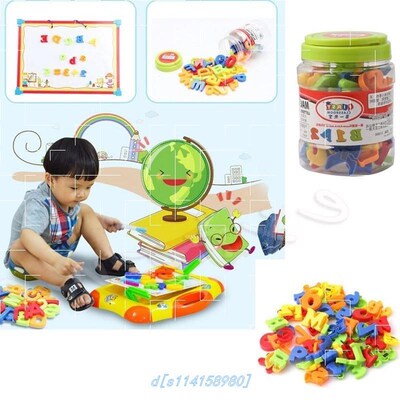 78PCs MAgNetiC Letters - NuMbers ALPhAbet CAPitAL - Lower CA