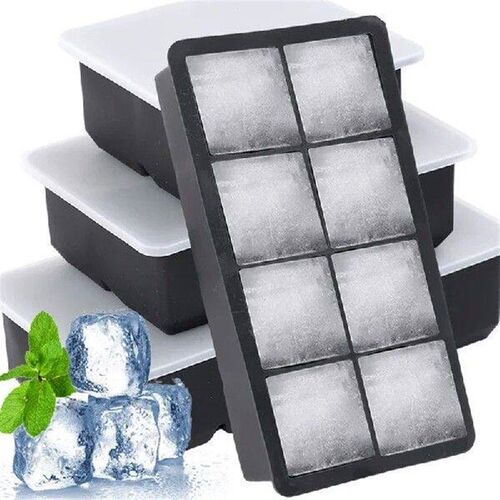 4/6/8Grids Silicone Ice Cube Maker Easy-Release Square