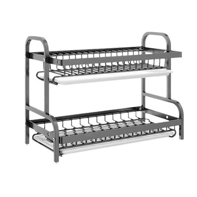 3-Tier Dish Drying Rack Kitchen Supplies Shelf Utensils