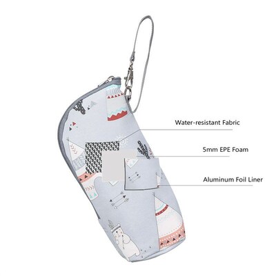 Baby Bottle Bag Portable Mother Feeding Bottle Warmer Baby F