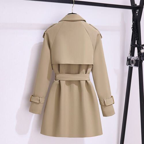 Short Windbreaker For Women With Small 2025 British Style Kh