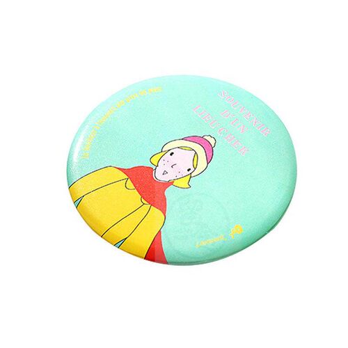 ~1659 Cute cartoon small mirror portable makeup mirror birth