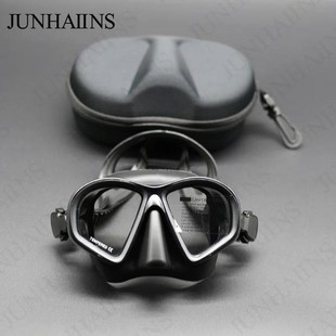 Tempered Glass Freediving Mask Snorkeling Set Foldable snork