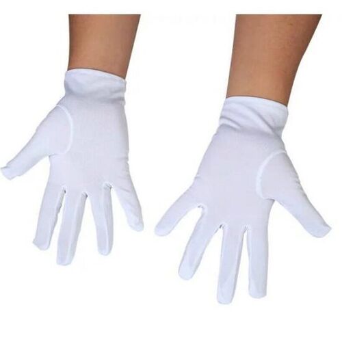 1pair Three-sngth white labor insurance thin etiquette recep