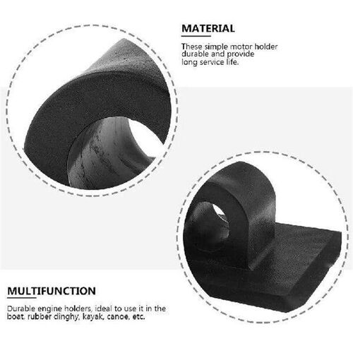 4Pcs Kayak Motor Mount PVC Brackets Durable Universal Boat