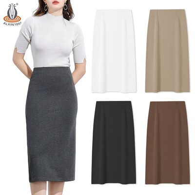 mmuting Mid-length Skirt High-level Slim  Professional Skirt