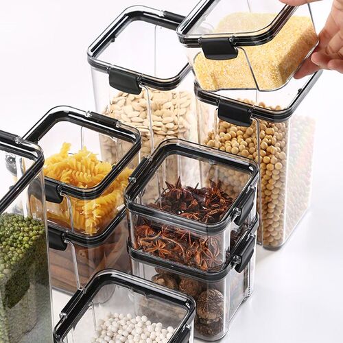 lucency sealed jar, storage bottle kitchen food storage box