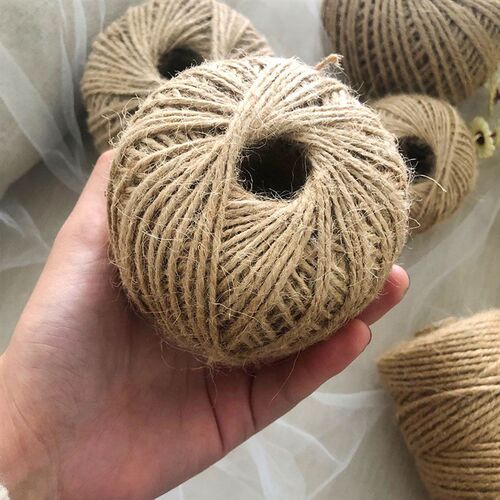 30Meter Natural Jute Rope Cord Hemp Twine Home Wedding Decor