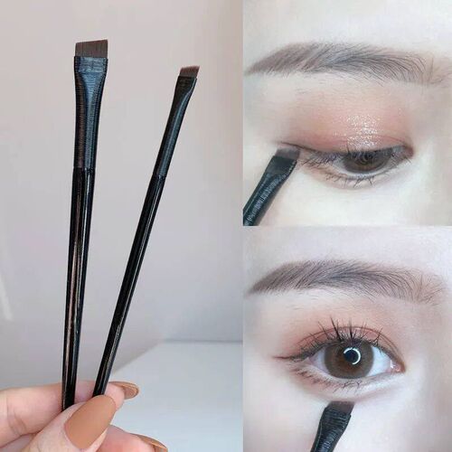 New 1/2pcs Blade Makeup Brushes Angled Thin Eyebrow Brush Fl