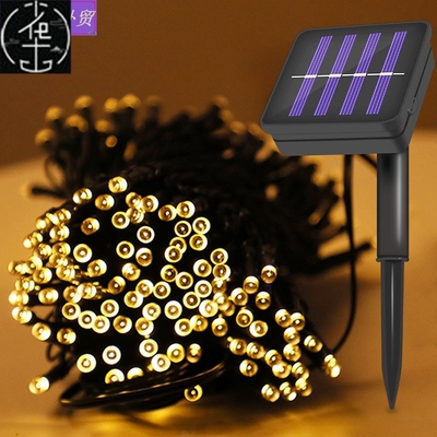 LED solar outdoor waterproof lights Christmas lights string