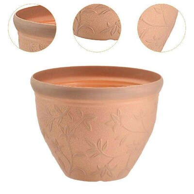 Tabletop Flower Pot Creative Round Planter for Office Home