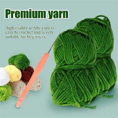 35 Pcs Crochet Kit Cotton Crochet Kit for Beginners DIY