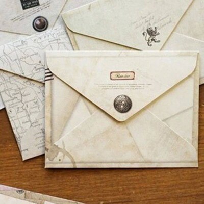 12 Pcs/lot 12 Designs Paper Envelope Cute Mini Envelopes Vin