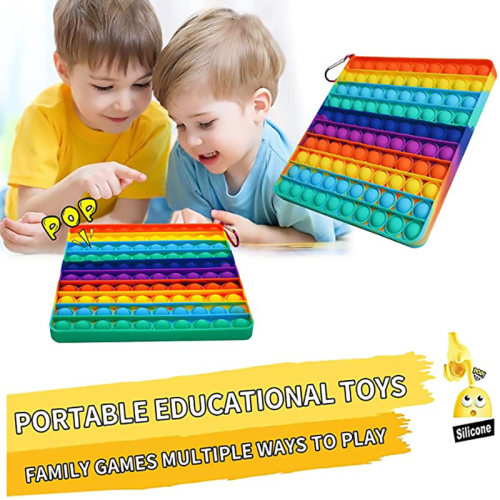 Big Push Pop Its Bubble Sensory Fidget Toys 100 Bubbles Sss
