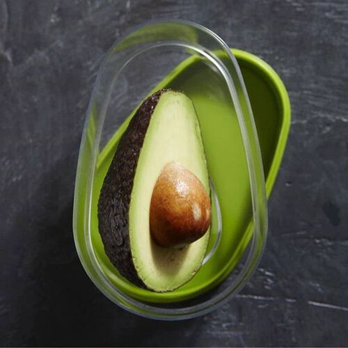 Avocado Food Storage Box Space Saver Plastic Fruit Container
