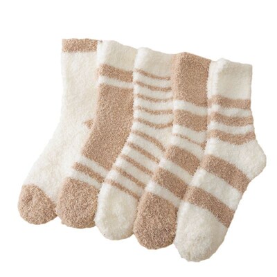 winter thickened non-shedding sleeping socks long floor sock