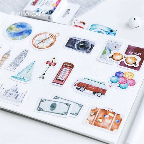 46 Ps /Pak Travel Senery Label ers Deorative Stationery ers