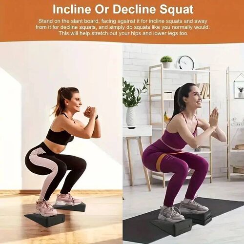 3pcs Yoga Wedge Sretch Slant Boards Adjustable Bricks Squat