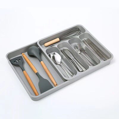 Telescopic Knife And Fork Storage Tray Storage Box Chopstick