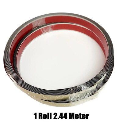 1 Roll Gold Wall er Stainless Steel Flat Decorative Lines Ti