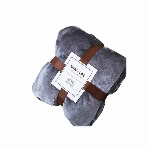 Blanket Plain Flannel Thick Coral Fleece Knee Blanket 小毛毯