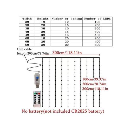 4M 6M LED 8 Mode Fairy Light Wedding Party Decor Christmas H