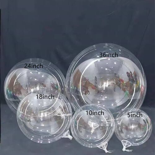 5/10/18/24/36inch Transparent Bobo Bubble Ballons Christmas