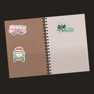 50PCS Travel World Stickers For Waterproof Decal Laptop Moto