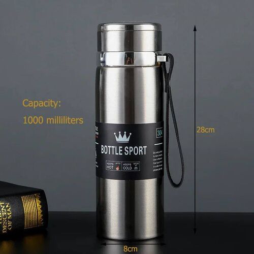 2025  1L Thermal Water Bottle Keep Cold and Hot Water Bottle